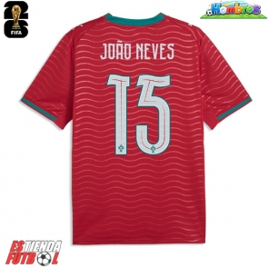 Portugal Joao Neves #15 Primera Equipación Mundial 2026 Manga Corta Portugal Joao Neves #15 Primera Equipación Mundial 2026 Manga Corta
